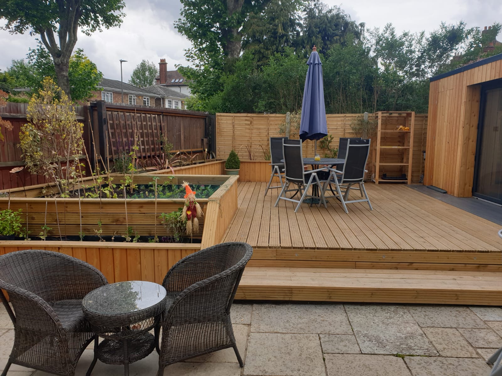 wooden decking