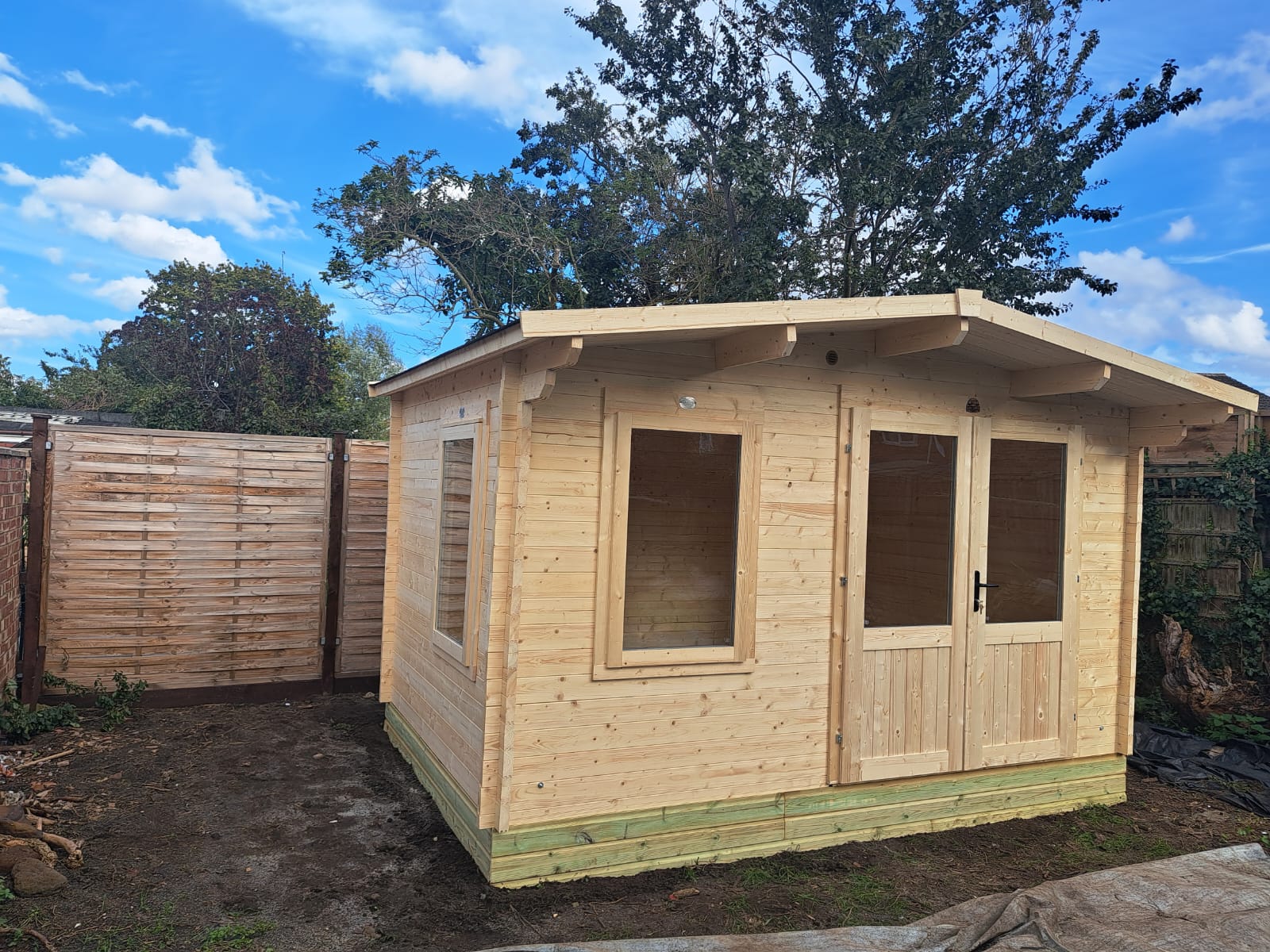 wooden building