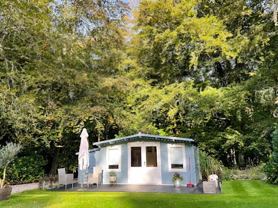 wooden summer shed